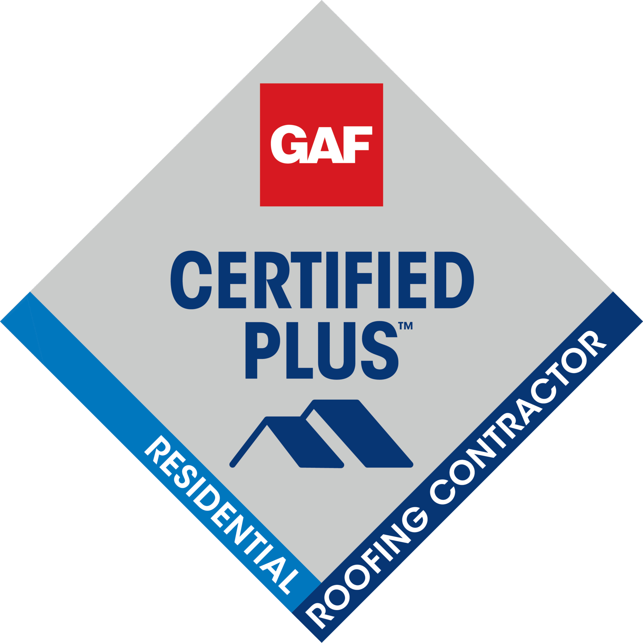 GAF Certified Plus residential roofing contractor
